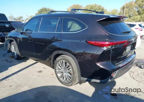 2022 Toyota Highlander Platinum from USA, damaged, VIN 5TDFZRAH6NS090378